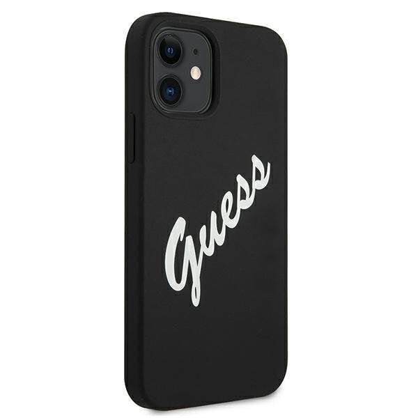 Калъф Guess Vintage White Script за Apple iPhone 12