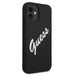 Калъф Guess Vintage White Script за Apple iPhone 12