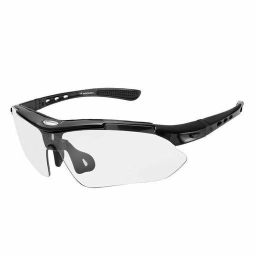 Полялизирани слънчеви очила Wozinsky + комплект стъкла Черен