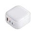 Мрежово зарядно Uniq Verge Pro 66W GAN USB - C бял