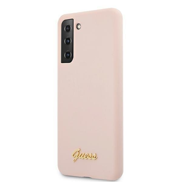 Калъф Guess Silicone Metal Logo Script за Samsung