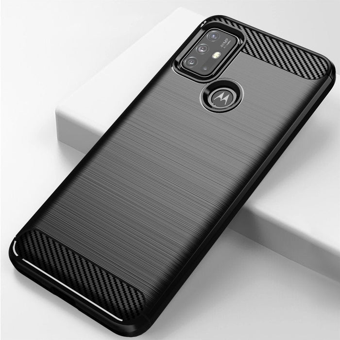 Carbon Case Гъвкав Кейс за Lenovo Moto G30 / G20 G10 black