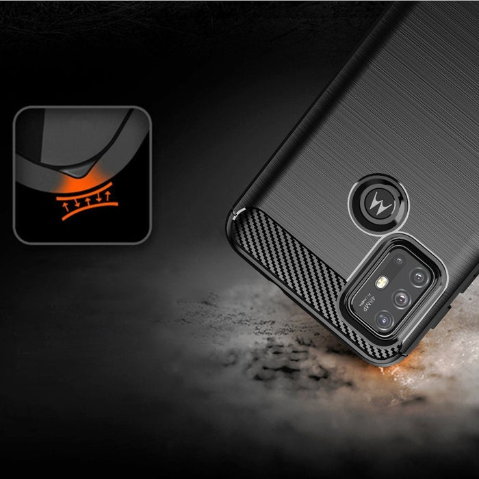 Carbon Case Гъвкав Кейс за Lenovo Moto G30 / G20 G10 black