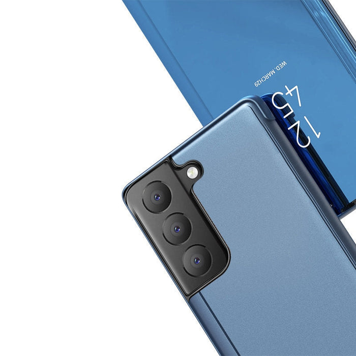 Калъф Clear View, за LG K62, K52, K42, син