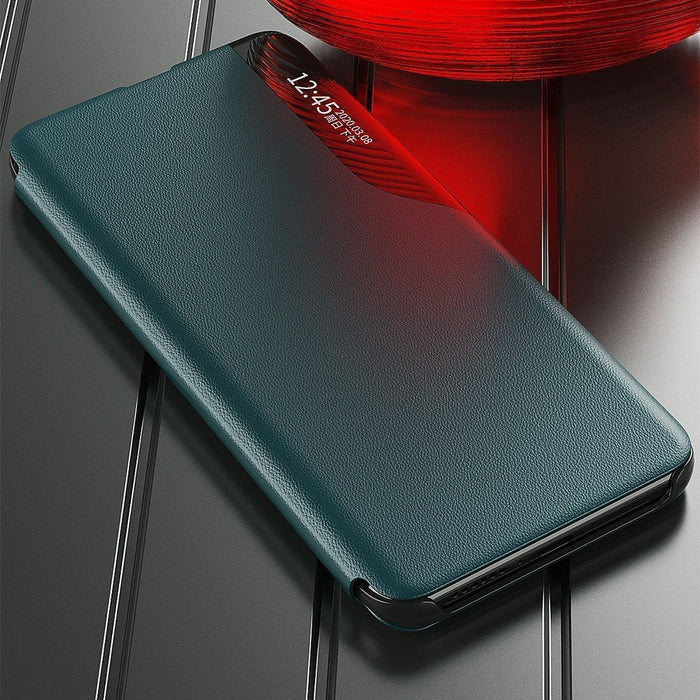 Калъф за телефон Eco Leather View Elegant за Xiaomi Mi 11, син