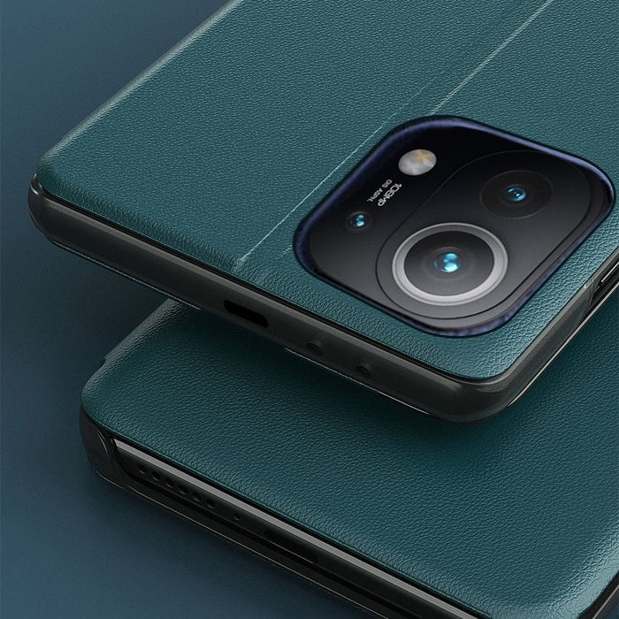 Калъф за телефон Eco Leather View Elegant за Xiaomi Mi 11, син