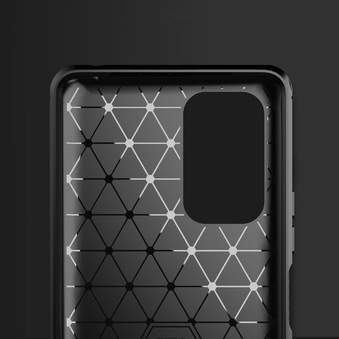 Калъф за телефон Carbon Flexible Cover TPU за Xiaomi Redmi Note 10 Pro, черен