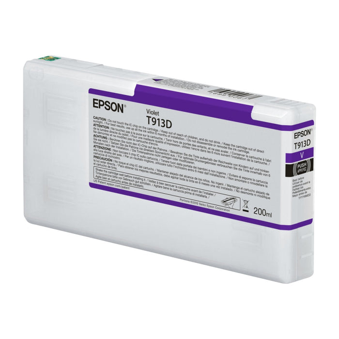 Мастилена касета EPSON T913D Violet Ink Cartridge 200ml