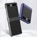 Калъф за телефон Plating Case Samsung Galaxy Z Flip розов