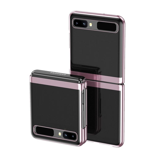 Калъф за телефон Plating Case Samsung Galaxy Z Flip розов