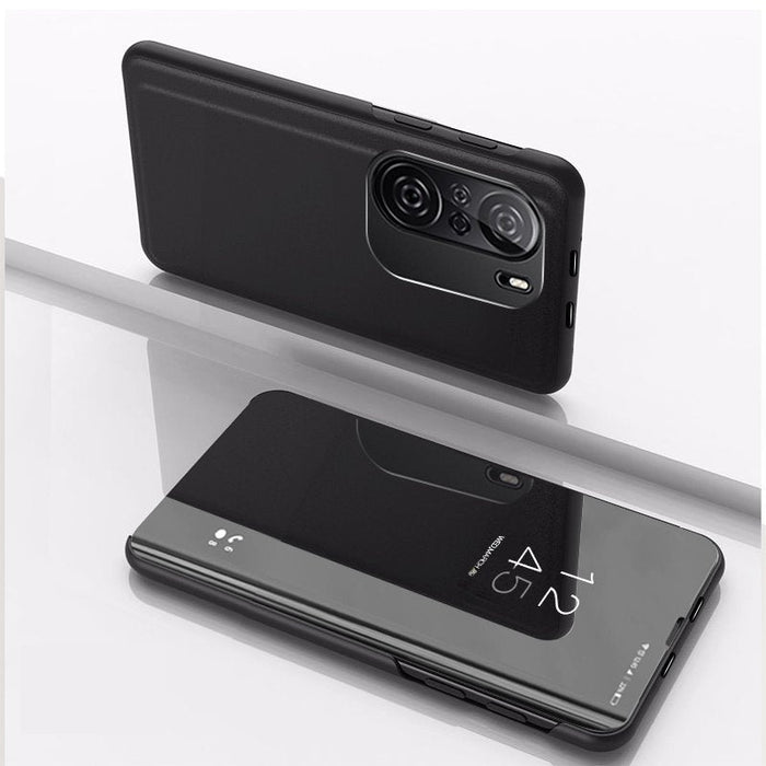 Калъф за телефон Clear View Case за Xiaomi Redmi K40 Pro+/ K40 Pro/ K40/ Poco F3, черен