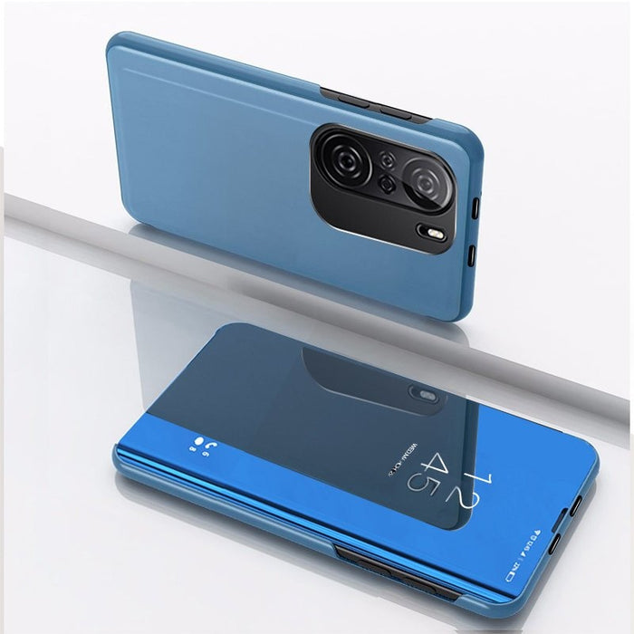 Калъф за телефон Clear View Case за Xiaomi Redmi K40 Pro+/ K40 Pro/ K40/ Poco F3, син
