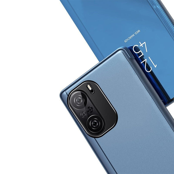 Калъф за телефон Clear View Case за Xiaomi Redmi K40 Pro+/ K40 Pro/ K40/ Poco F3, син