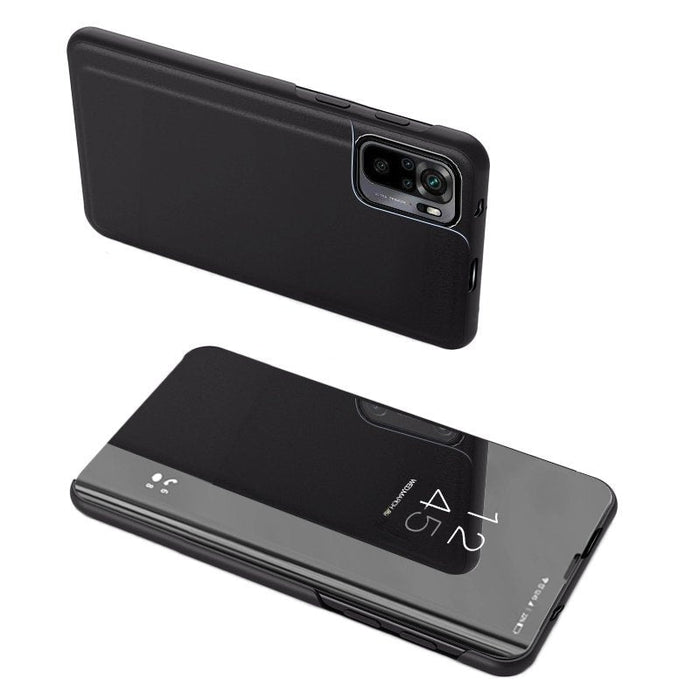 Калъф за телефон Clear View Case за Xiaomi Redmi Note 10 Pro, черен