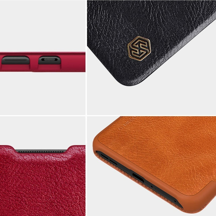 Калъф Nillkin Qin original leather за OnePlus 9 черен