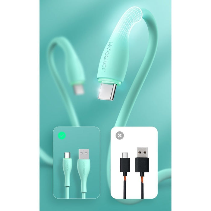 Кабел Joyroom S - 1030M8 USB към USB - C 3A 1m бял