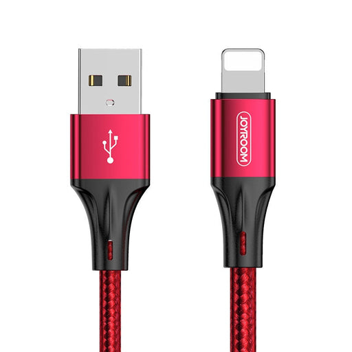 Кабел Joyroom S - 1030N1 USB към Lightning 3A 1m червен