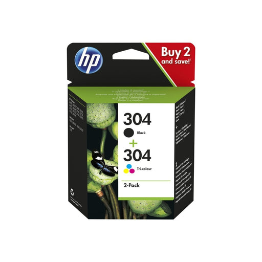 Consumable HP 304 2 - опаковки черен/триколор