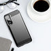 Carbon Case Гъвкав Кейс за Samsung Galaxy S21 FE black