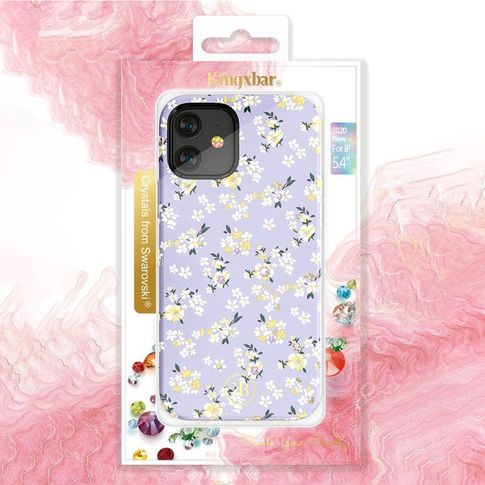 Калъф Kingxbar Blossom с Swarovski iPhone 12 Pro Max цветен