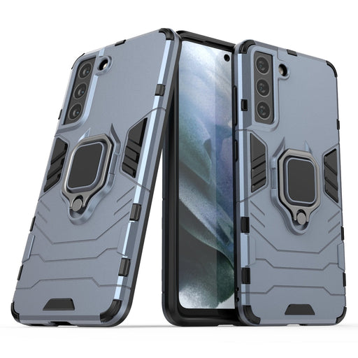Кейс Ring Armor Kickstand за Samsung Galaxy S21 FE син