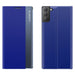 Калъф Sleep Case Bookcase за Samsung Galaxy S21 FE син