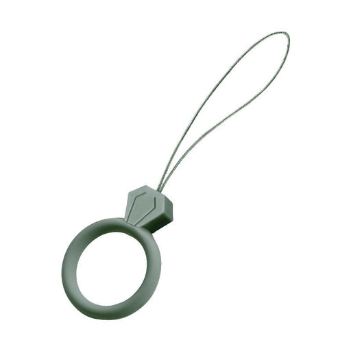 Силиконов пръстен за смартфон HQWear Diamond Ring Зелен