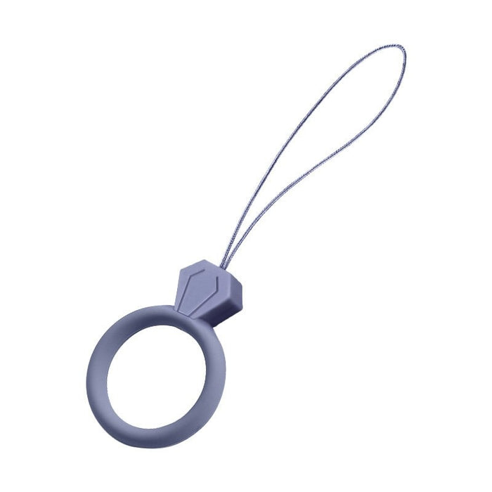Силиконов пръстен за смартфон HQWear Diamond Ring Виолетов
