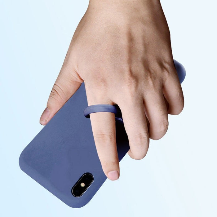 Силиконов пръстен за смартфон HQWear Diamond Ring Виолетов