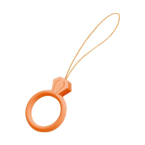 Силиконов пръстен за смартфон HQWear Diamond Ring Оранжев