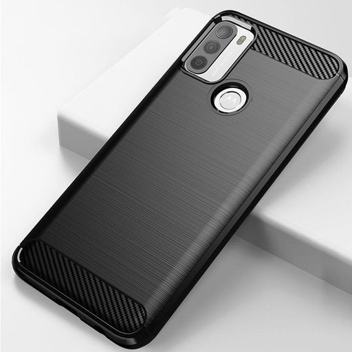 Кейс от TPU материал HQWear за Motorola Moto G50 Черен