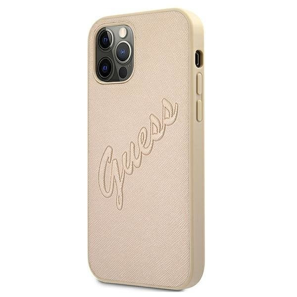 Калъф Guess Saffiano Vintage Script за Apple iPhone