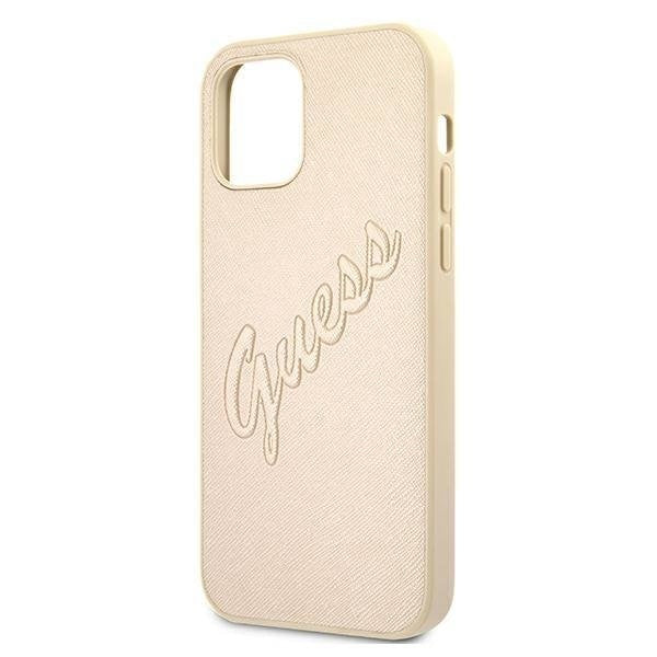 Калъф Guess Saffiano Vintage Script за Apple iPhone