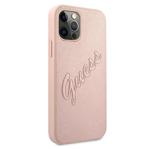 Калъф Guess Saffiano Vintage Script за Apple iPhone