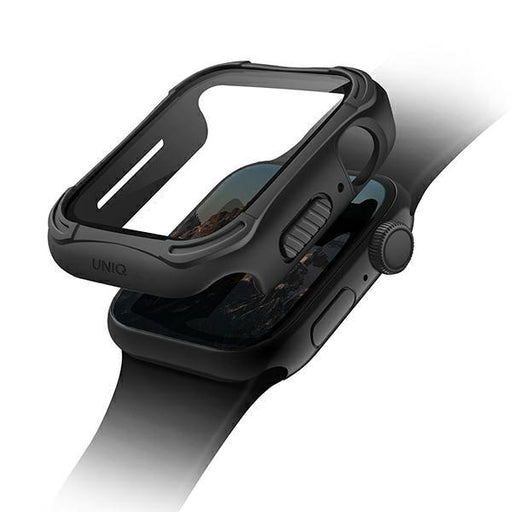 Кейс - рамка UNIQ за Apple Watch Series 4/5/6/SE 44mm Черен