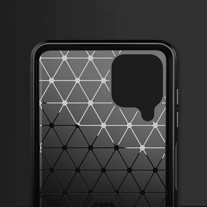 Калъф Carbon Case Flexible, за Samsung Galaxy A22 4G, черен