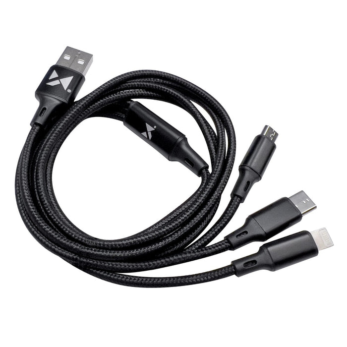 Кабел 3в1 Wozinsky USB към USB - C/ micro USB/