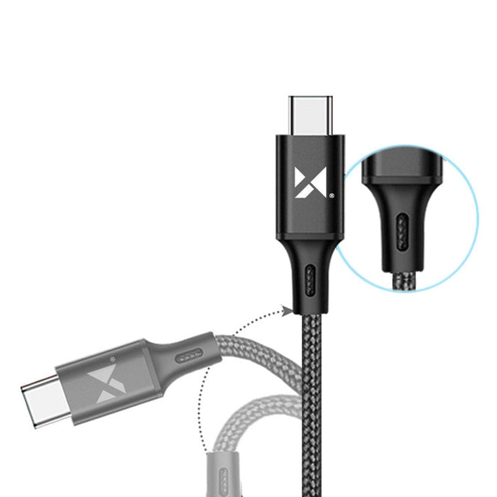 Кабел Wozinsky WUC - C2B USB към USB - C 2.4A 2m черен