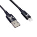 Кабел от USB към Lightning Wozinsky 2.4A 1m Черен