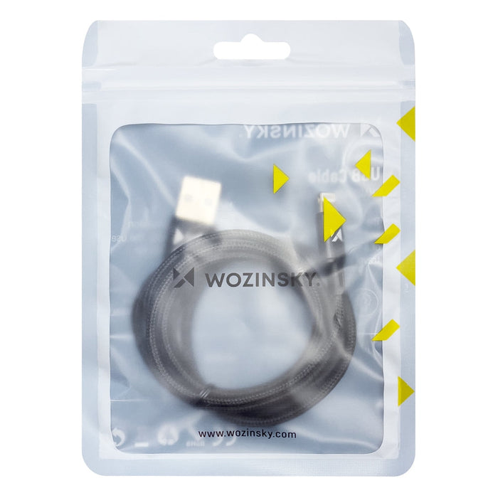 Кабел Wozinsky WUC - L2B USB към Lightning 2.4A 2m черен