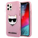 Калъф Karl Lagerfeld Choupette Head Glitter за Apple
