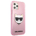 Калъф Karl Lagerfeld Choupette Head Glitter за Apple