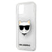 Калъф Karl Lagerfeld Choupette Head Glitter за Apple