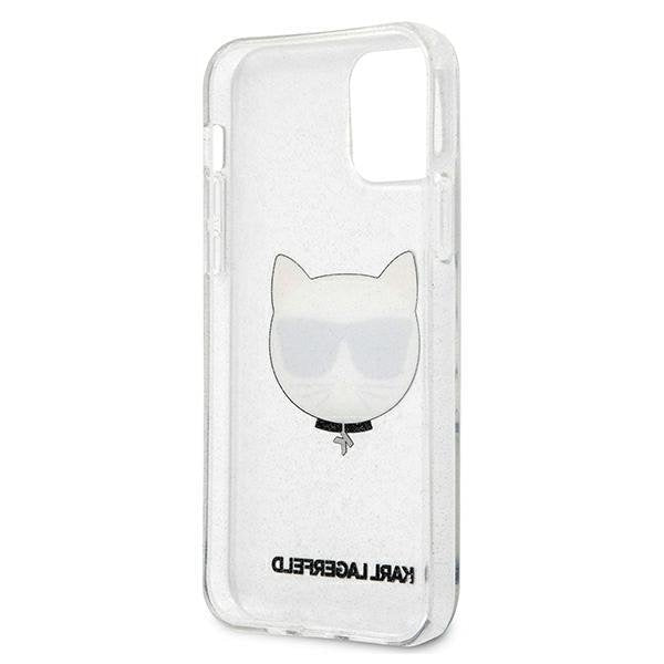 Калъф Karl Lagerfeld Choupette Head Glitter за Apple