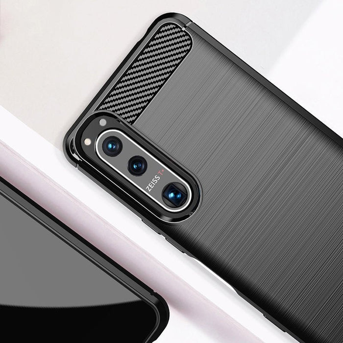 Кейс от TPU материал HQWear за Sony Xperia 5 III, Черен