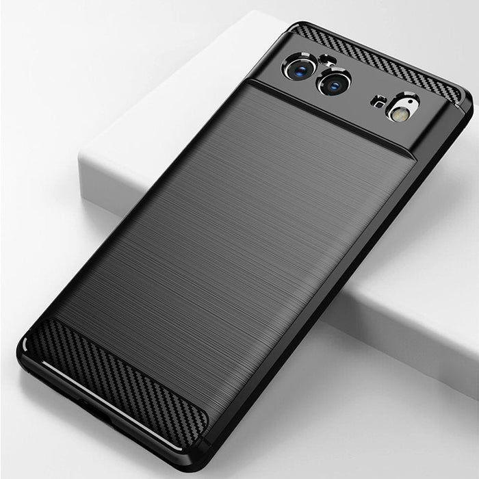 Carbon Case Гъвкав Кейс за Google Pixel 6 black