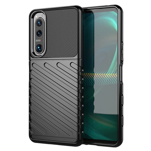 Гъвкав TPU кейс Thunder Case за Sony Xperia 5 III Черен