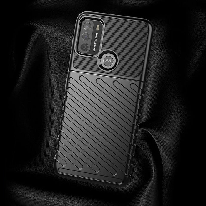 Гъвкав TPU кейс Thunder Case за Motorola Moto G50 Черен