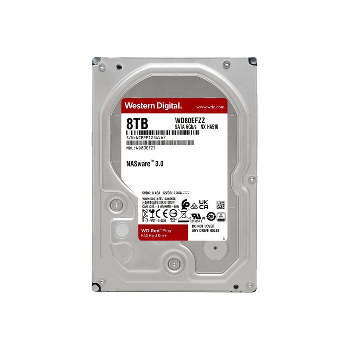 Вътрешен HDD WD Red Plus 8TB SATA 6Gb/s 3.5inch