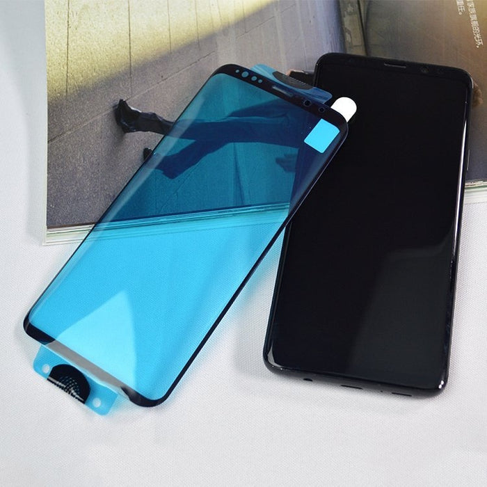 Протектор 3D Edge Nano Flexi Glass Hybrid Full с рамка за Samsung Galaxy S21 Plus 5G, черен